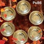 Thiru karthigai Deepam Agal with plate Weight : 250g (6 pieces agal & 6 plates)