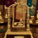 Bala Krishna Sitting on a Swing